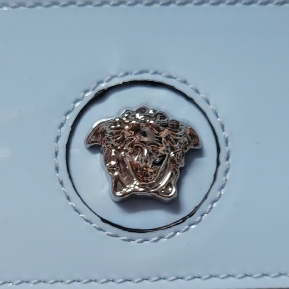 Versace Medusa Card Holder-Pastel Blue - Picture 5 of 14